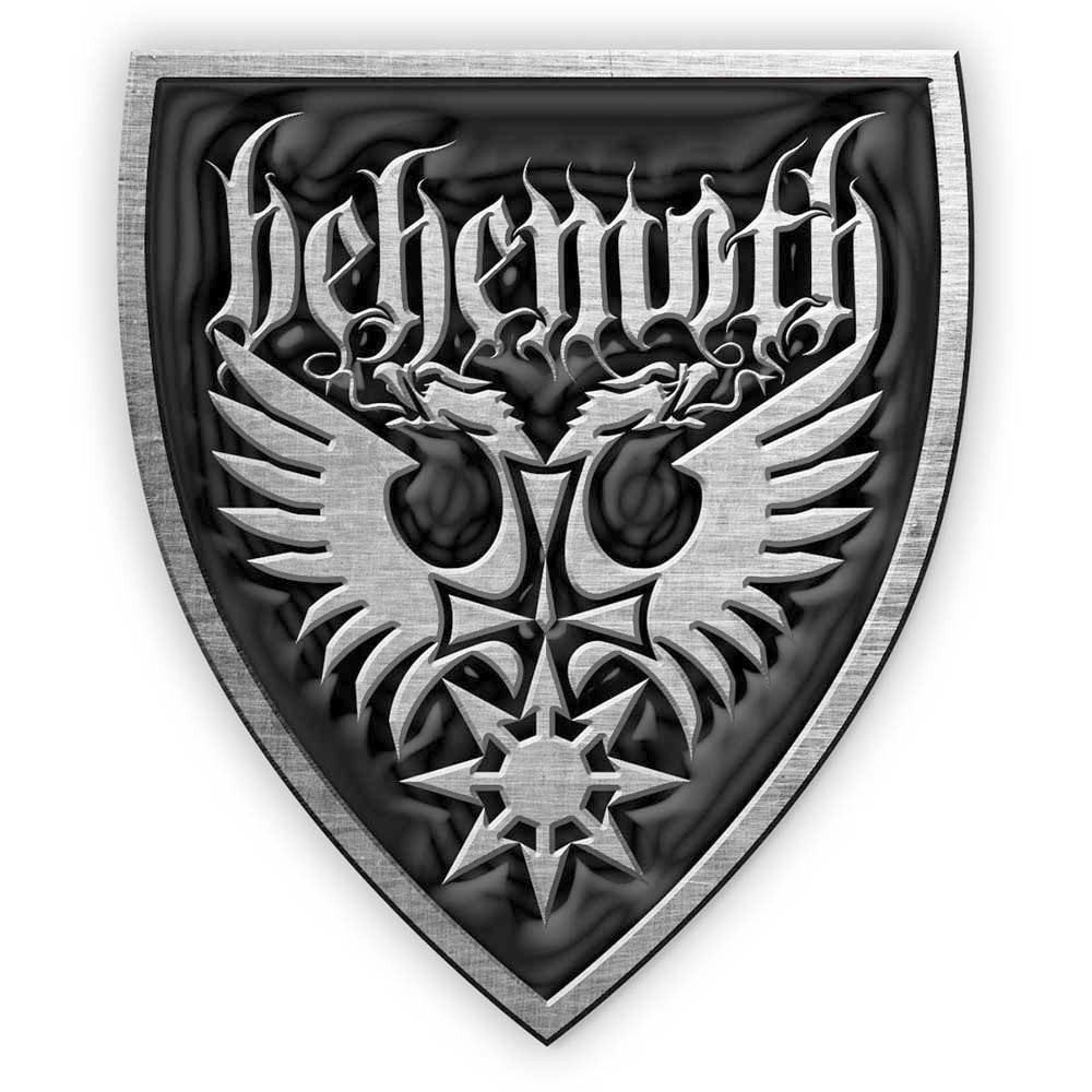 Behemoth - Eagle Button pin - Grau/Schwarz